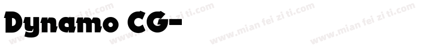 Dynamo CG字体转换